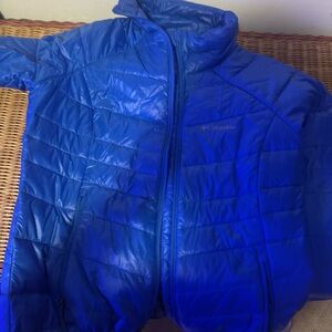 Columbia Metallic Blue Quilted Jacket